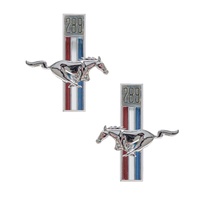 1967 - 1968 Mustang 289 Running Horse Fender Emblem - Pin On (Pair)