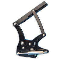 1967 - 1968 Mustang Billet Bonnet Hood Alloy Hinges - Black