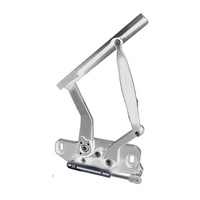 1967 - 1968 Mustang Billet Bonnet Hood Alloy Hinges - Polished