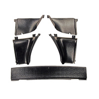 1967 - 1968 Mustang Fastback Upper Back Trim Panel, 5 pieces