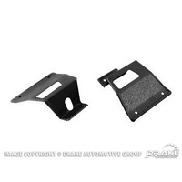 1967 - 1968 Mustang Fastback Fold Down Rear Seat Latch Cover Plate - Right