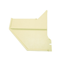 1967 - 1968 Mustang Coupe & Fastback Kick Panels (Parchment)
