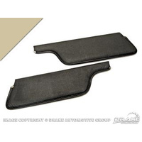 1967 - 1968 Mustang Coupe & Fastback Sun Visor (Parchment)