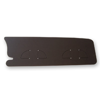 1967 - 1968 Mustang Trunk Filler Board (Black Chipboard)