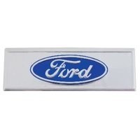1967 - 1973 Mustang Door Sill Scuff Plate Emblem (Blue)
