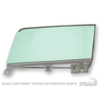 1967 - 1968 Mustang Coupe Door Glass Assembly - Left, Tinted