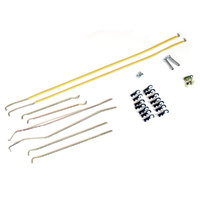 1967 - 1968 Mustang Door Latch Rod Control Set