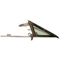 1967 Mustang Vent Window Frame and Glass Assembly, Tinted, Driver Side
