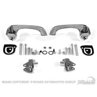 1967 - 1968 Mustang Show-Quality Door Handles (satin chrome)