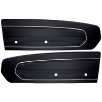 1967 Mustang Standard Door Panels (Black)