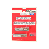 1967 Mustang Emblem Kit GTA (All bodystyles 8 Cylinder Auto-Trans)