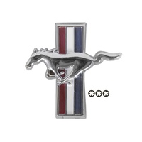 1967 - 1970 Mustang Gas Cap Emblem, Running Horse TriBar