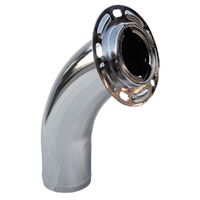 Stainless Steel Fuel Tank Filler Pipe 1967 - 1968 Mustang with 1970 22g Fuel Tank Conversion
