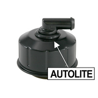 1967 - 1970 Mustang Autolite Closed Emissions Oil Cap (Black)