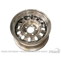1968 - 1969 Mustang 14X7 Chrome Styled Steel 12 Slot Wheel