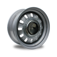 1968 - 1969 Mustang 15X7 Silver Styled Steel 12 Slot Wheel
