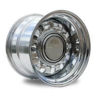 1968 - 1969 Mustang 15X10 Chrome Styled Steel 12 Slot Wheel