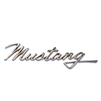 1968 Mustang Script Fender Emblem