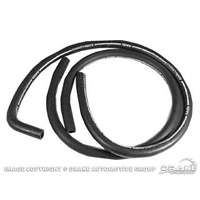 After 2-1-68 1968 Mustang Concours Heater Hose (with A/C, Red Stripe)