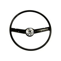 1968 - 1969 Mustang Standard Steering Wheel (Black)