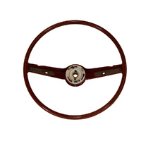 1968 - 1969 Mustang Standard Steering Wheel (Dark Red)
