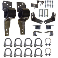 1967 - 1969 Mustang Exhaust Hanger Kit (Dual exhaust mount kit 2" - Original transverse muffler)