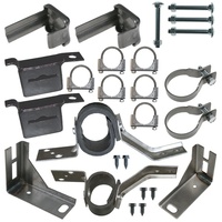 1967 - 1969 Mustang Exhaust Hanger Kit (Dual Exhaust Mount Kit 2.25" - Original Transverse Muffler)