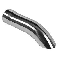 Chrome Exhaust Tip - Turn Down 2.25" Pipe - 2.5" Outlet