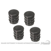 1968 Mustang Deluxe Arm Rest Plugs - Set (Black)