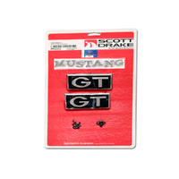 1968 Mustang Emblem Kit GT (All bodystyles)