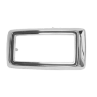 1969 Mustang Front or Rear Chrome Marker Lamp Bezel