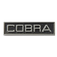 Cobra fender and Roof Emblem (1968 Shelby Fender 69-70 Fastback Roof)