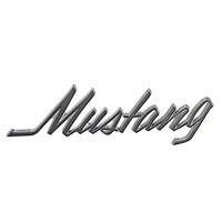 1969 - 1973 Mustang Fender and Trunk Letter Emblem