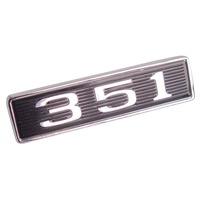 1969 Mustang "351" Hood Scoop Emblem