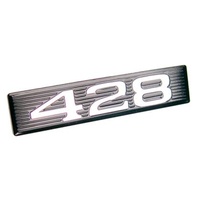1969 Mustang Hood Scoop "428" Plate Only