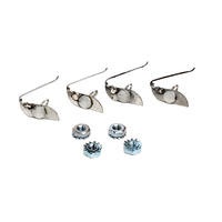 1969 Mustang Hood, Narrow Grille or Fender Extension Moulding Retainer Kit
