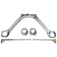 1969 - 1970 Mustang Monte Carlo Bar & Export Brace Kit (Chrome) Curved