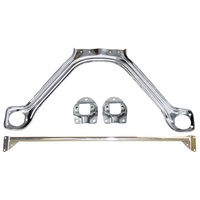 1969 - 1970 Mustang Monte Carlo Bar & Export Brace Kit (Chrome)