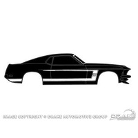 1969 Mustang Boss 302 Stripe Kit (White)