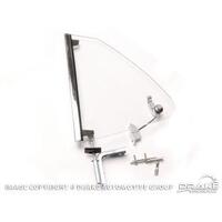 1969-70 Mustang Fastback Quarter Glass Assembly (Clear)