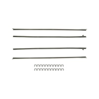 1969 - 1970 Mustang Fastback Window Channel Strip Set - Authentic