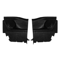 1969 - 1970 Mustang Fastback Interior Rear Quarter Trim Panels with Speaker Pods (Economy)