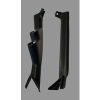 1969 - 1970 Mustang Coupe ABS Pillar Post Covers with Gauge Pods 2 1/6" - RHD