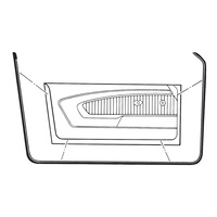 1969 - 1970 Mustang Door Weatherstrips