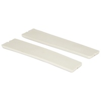 1969 Mustang Deluxe Door Panel Pull Cup Inserts (White)