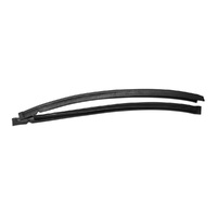 1969 - 1970 Mustang Quarter Pillar Windlace- Black