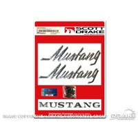 1969 - 1972 Mustang Emblem Kit (All Body Styles All Engines)