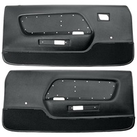 1969 Mustang Deluxe Door Panels (Black)