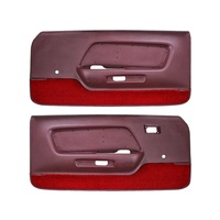 1969 Mustang Deluxe Door Panel (Dark Red)