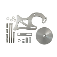 1966 - 1969 Mustang Billet PS Pump Bracket and Billet Pulley  Ford Pump